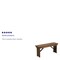 Flash Furniture HERCULES Series 40'' x 12'' Antique Rustic Solid Pine Folding Farm Bench XA-B-40X12-GG - alternate 4